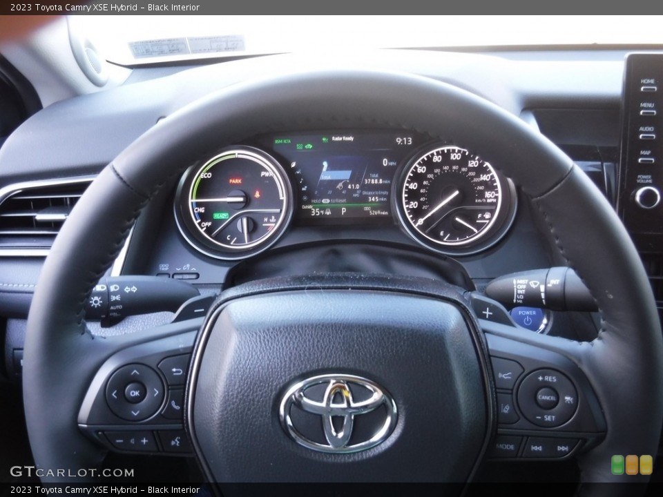 Black Interior Steering Wheel for the 2023 Toyota Camry XSE Hybrid #145813645