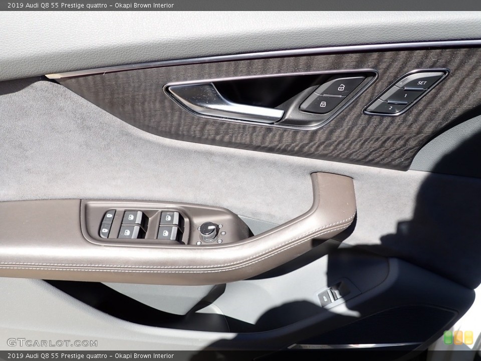 Okapi Brown Interior Door Panel for the 2019 Audi Q8 55 Prestige quattro #145814355