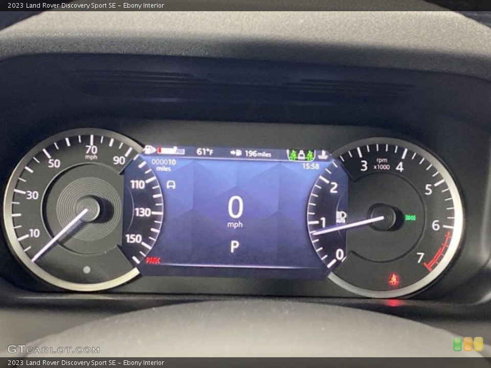 Ebony Interior Gauges for the 2023 Land Rover Discovery Sport SE #145814435