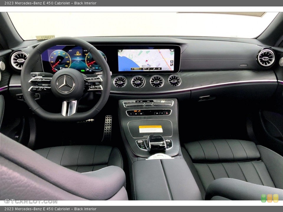Black Interior Dashboard for the 2023 Mercedes-Benz E 450 Cabriolet #145815077
