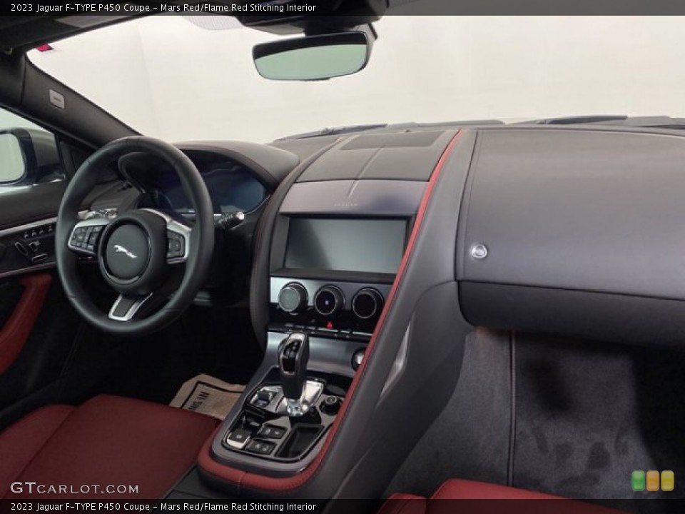 Mars Red/Flame Red Stitching Interior Dashboard for the 2023 Jaguar F-TYPE P450 Coupe #145815605