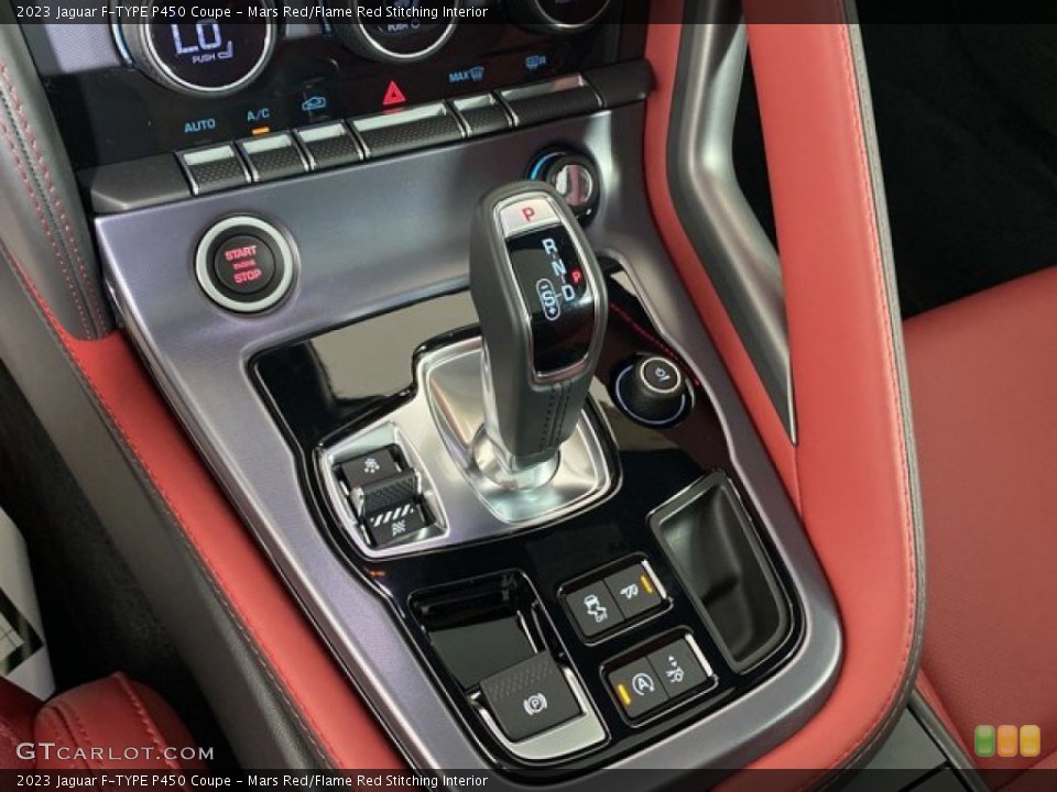 Mars Red/Flame Red Stitching Interior Transmission for the 2023 Jaguar F-TYPE P450 Coupe #145815974