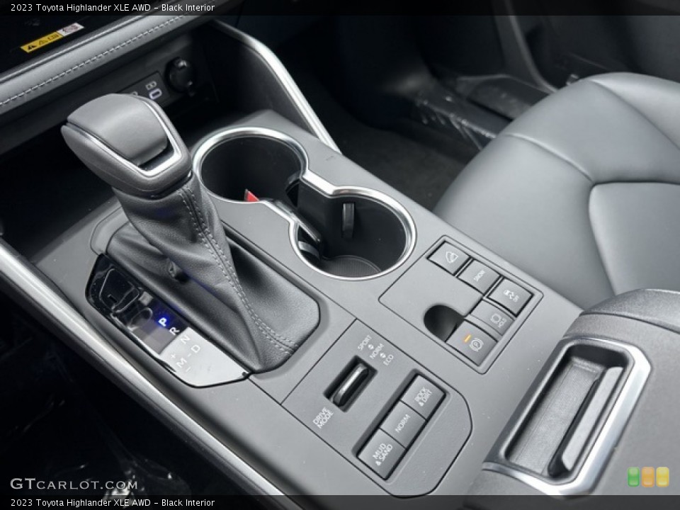 Black Interior Transmission for the 2023 Toyota Highlander XLE AWD #145817036