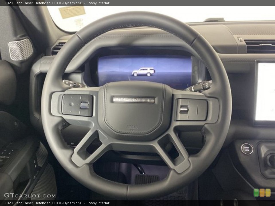 Ebony Interior Steering Wheel for the 2023 Land Rover Defender 130 X-Dynamic SE #145817819