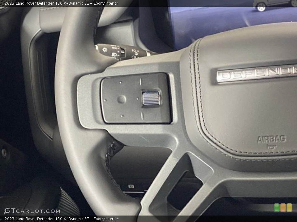Ebony Interior Steering Wheel for the 2023 Land Rover Defender 130 X-Dynamic SE #145817843