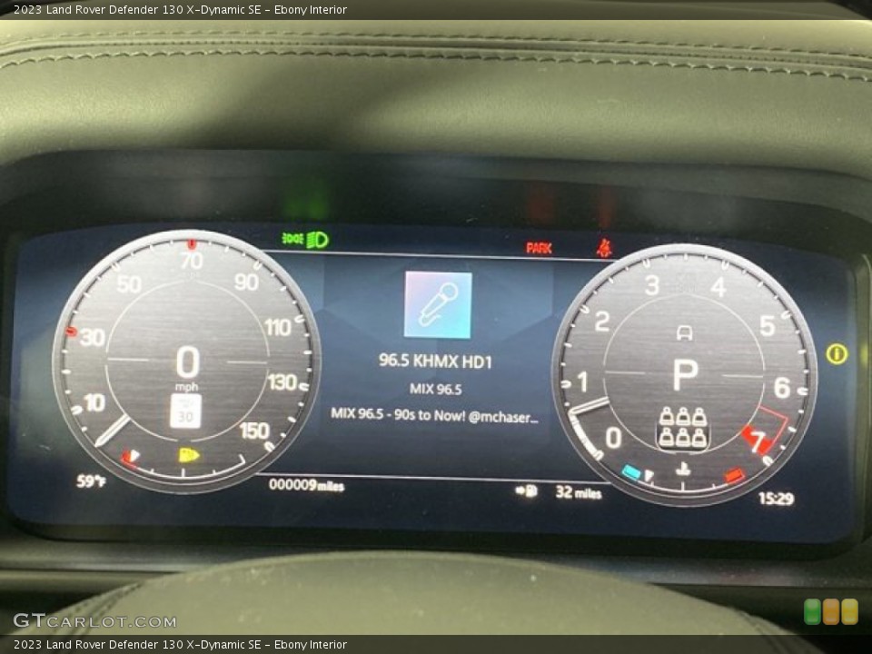 Ebony Interior Gauges for the 2023 Land Rover Defender 130 X-Dynamic SE #145817951