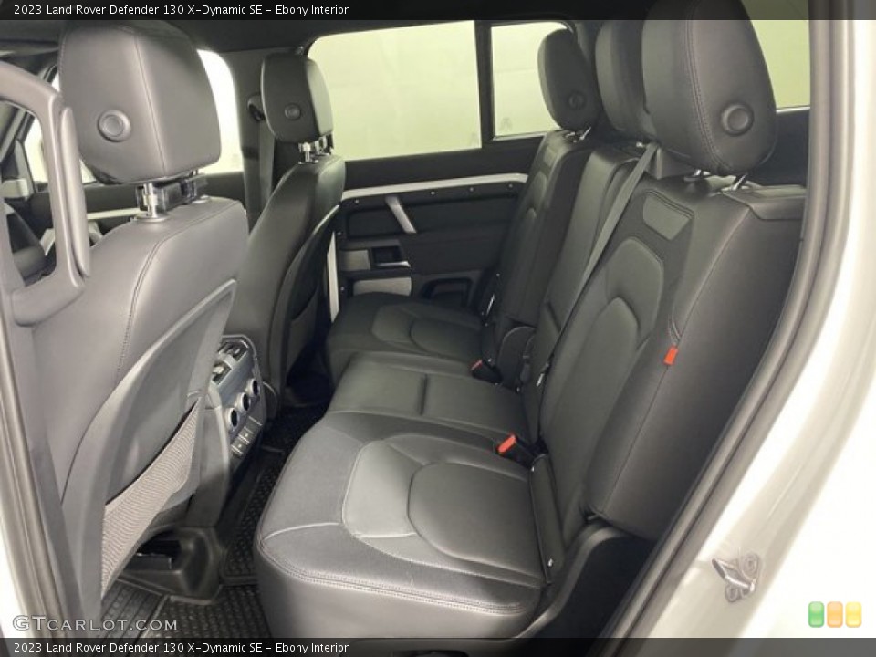 Ebony Interior Rear Seat for the 2023 Land Rover Defender 130 X-Dynamic SE #145818104