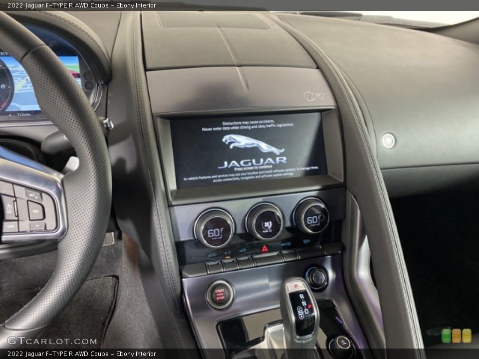 Ebony Interior Controls for the 2022 Jaguar F-TYPE R AWD Coupe #145818884