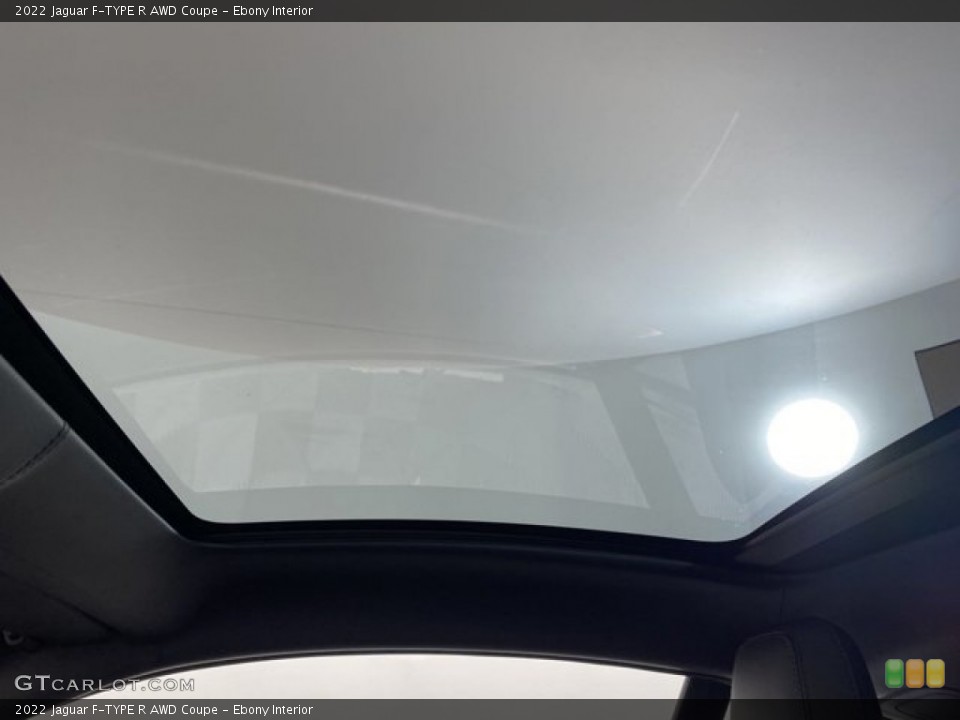 Ebony Interior Sunroof for the 2022 Jaguar F-TYPE R AWD Coupe #145818962
