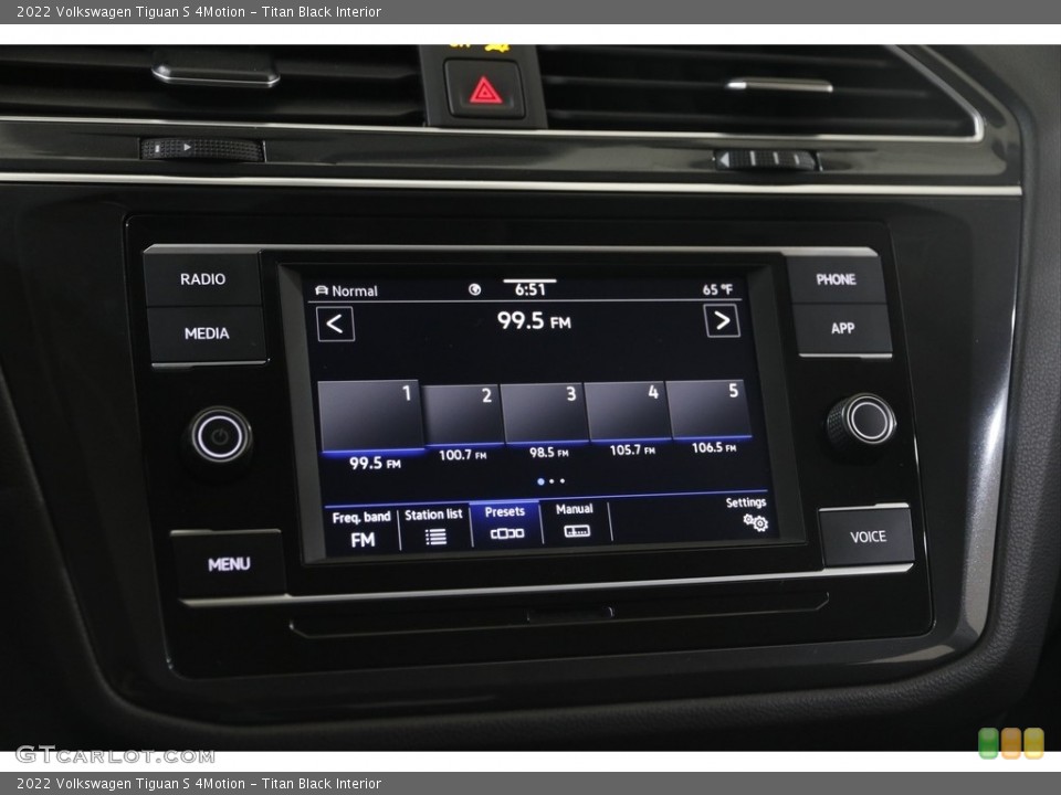 Titan Black Interior Audio System for the 2022 Volkswagen Tiguan S 4Motion #145819418