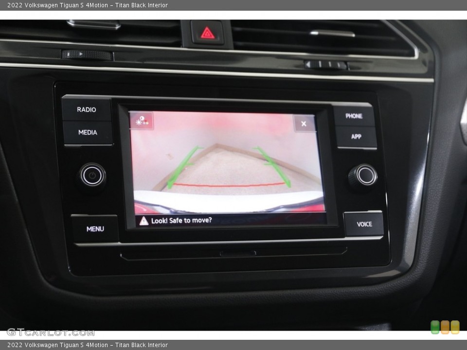 Titan Black Interior Controls for the 2022 Volkswagen Tiguan S 4Motion #145819466