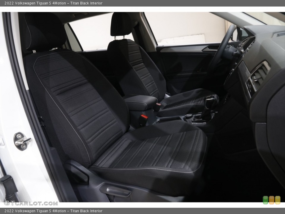 Titan Black Interior Front Seat for the 2022 Volkswagen Tiguan S 4Motion #145819532