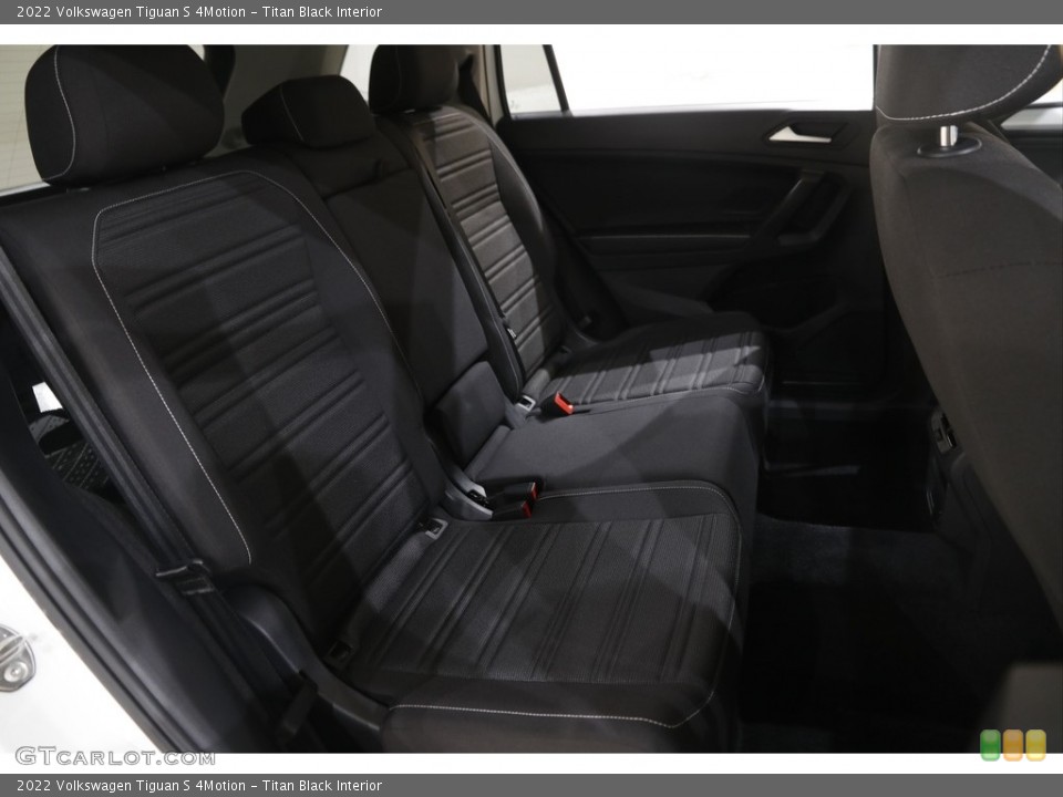 Titan Black Interior Rear Seat for the 2022 Volkswagen Tiguan S 4Motion #145819559