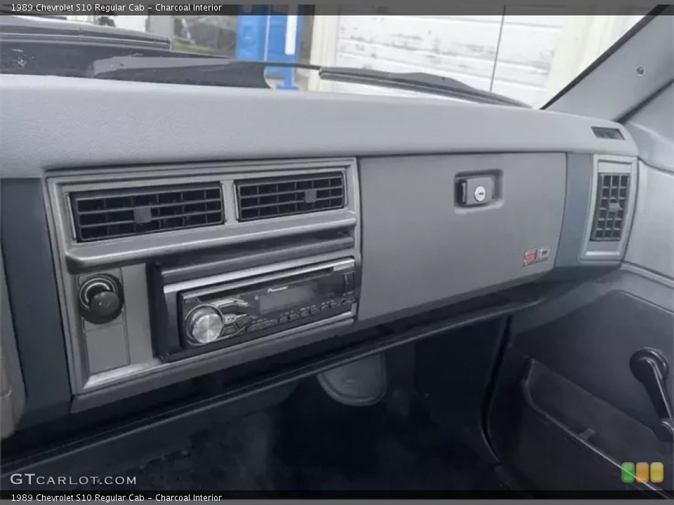 Charcoal Interior Dashboard for the 1989 Chevrolet S10 Regular Cab #145820312
