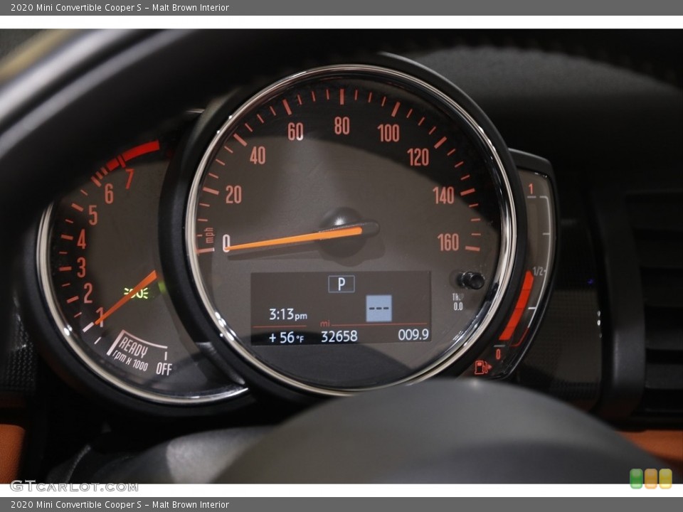 Malt Brown Interior Gauges for the 2020 Mini Convertible Cooper S #145820354