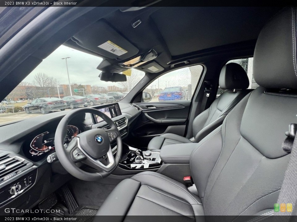 Black 2023 BMW X3 Interiors