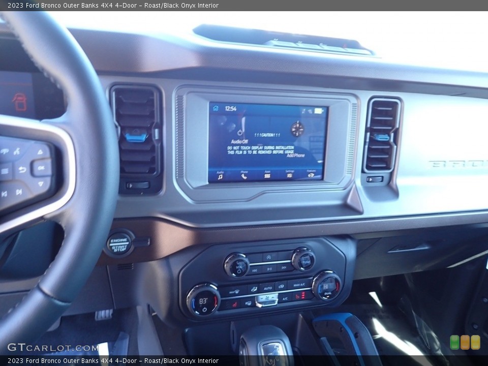 Roast/Black Onyx Interior Controls for the 2023 Ford Bronco Outer Banks 4X4 4-Door #145821839