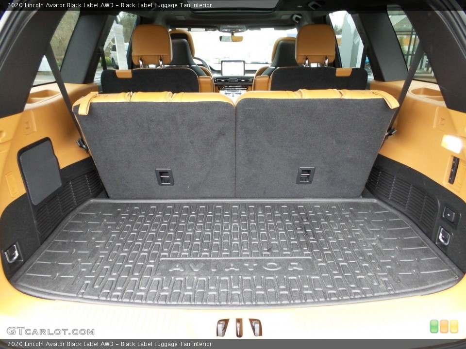 Black Label Luggage Tan Interior Trunk for the 2020 Lincoln Aviator Black Label AWD #145822091