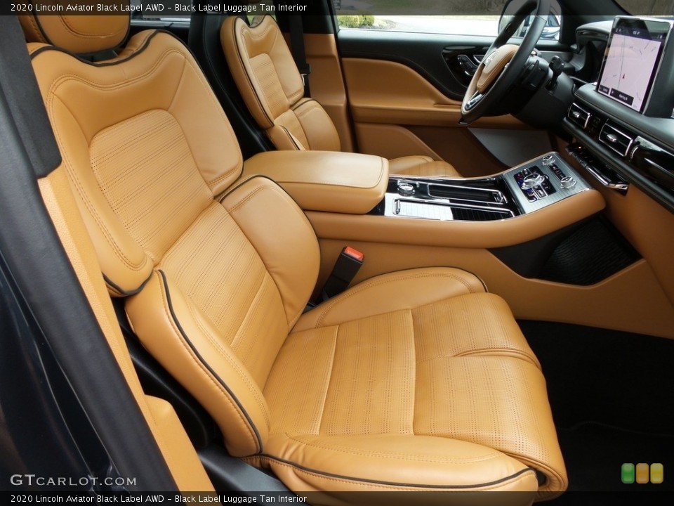 Black Label Luggage Tan Interior Front Seat for the 2020 Lincoln Aviator Black Label AWD #145822208