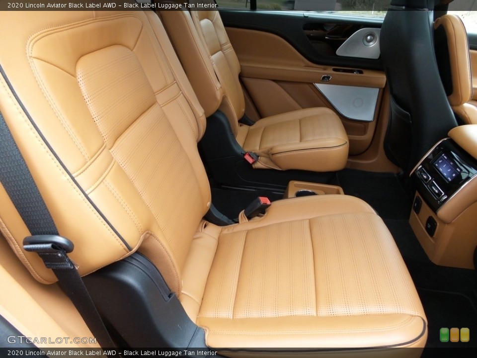 Black Label Luggage Tan Interior Rear Seat for the 2020 Lincoln Aviator Black Label AWD #145822226