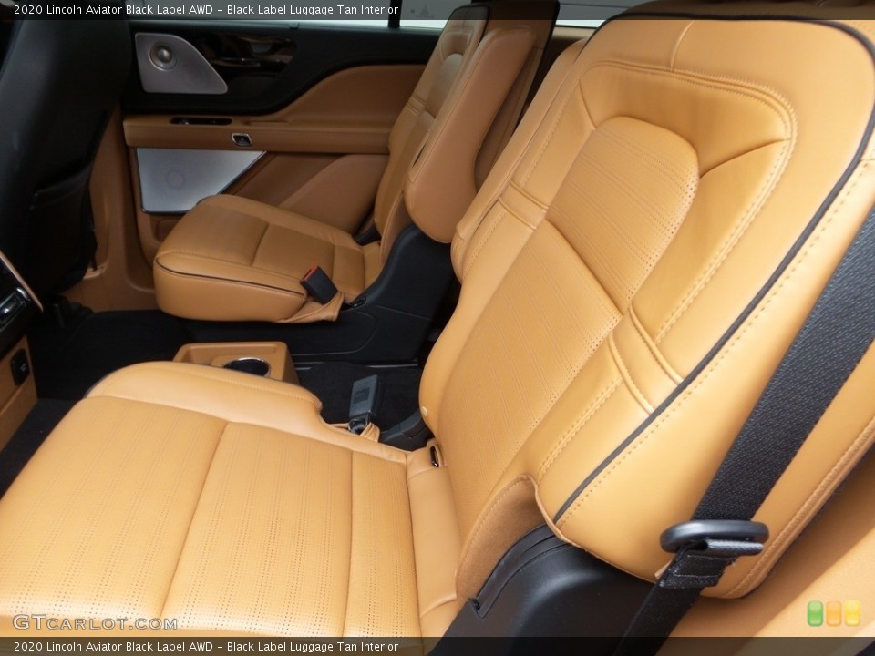 Black Label Luggage Tan Interior Rear Seat for the 2020 Lincoln Aviator Black Label AWD #145822274