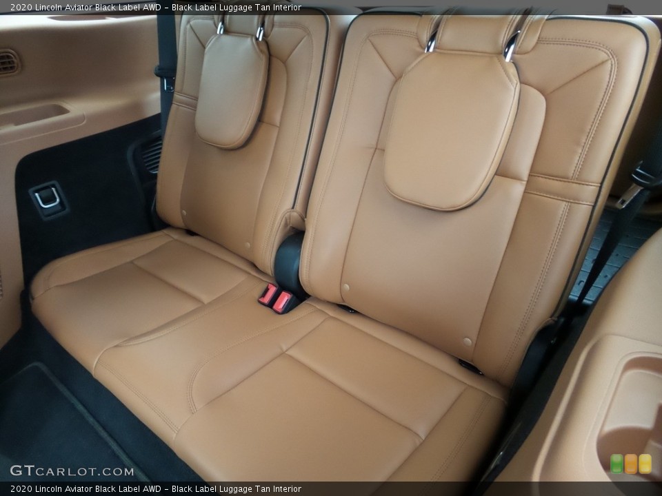 Black Label Luggage Tan Interior Rear Seat for the 2020 Lincoln Aviator Black Label AWD #145822292