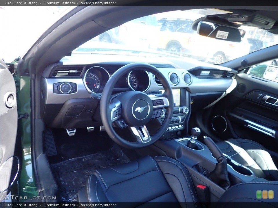 Recaro/Ebony Interior Photo for the 2023 Ford Mustang GT Premium Fastback #145822595