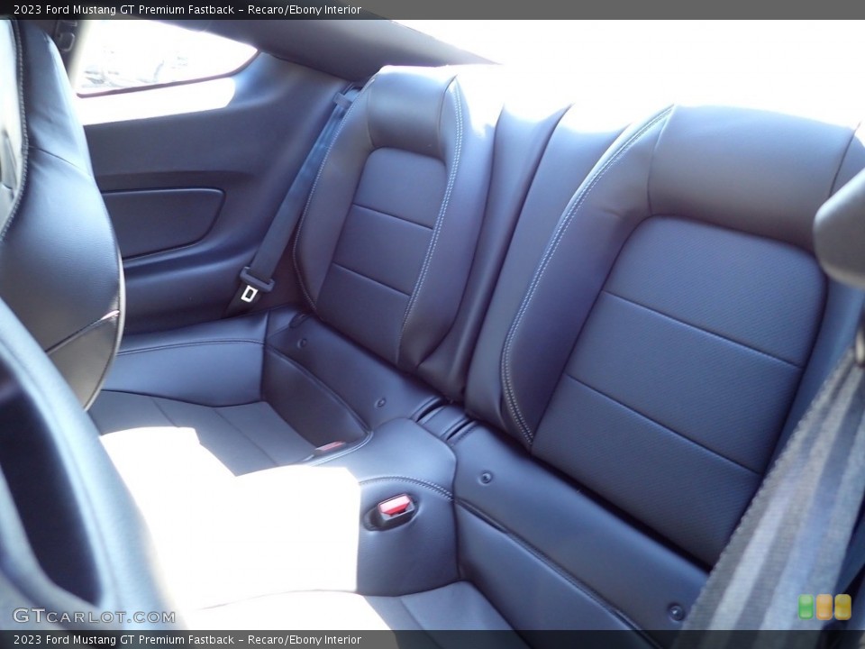 Recaro/Ebony Interior Rear Seat for the 2023 Ford Mustang GT Premium Fastback #145822613