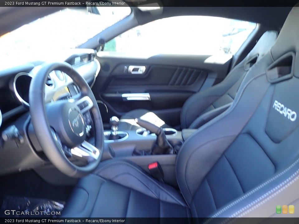 Recaro/Ebony 2023 Ford Mustang Interiors