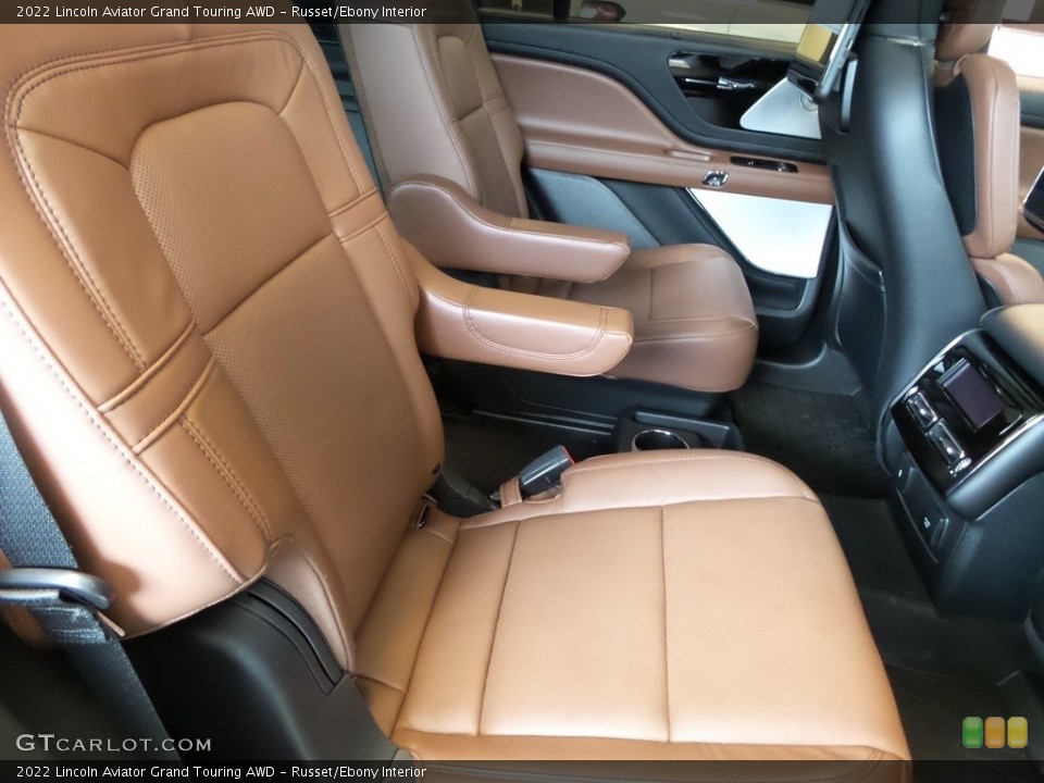 Russet/Ebony Interior Rear Seat for the 2022 Lincoln Aviator Grand Touring AWD #145822709