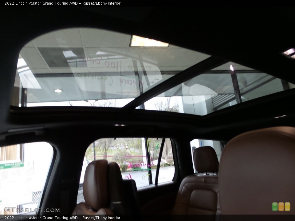 Russet/Ebony Interior Sunroof for the 2022 Lincoln Aviator Grand Touring AWD #145822839