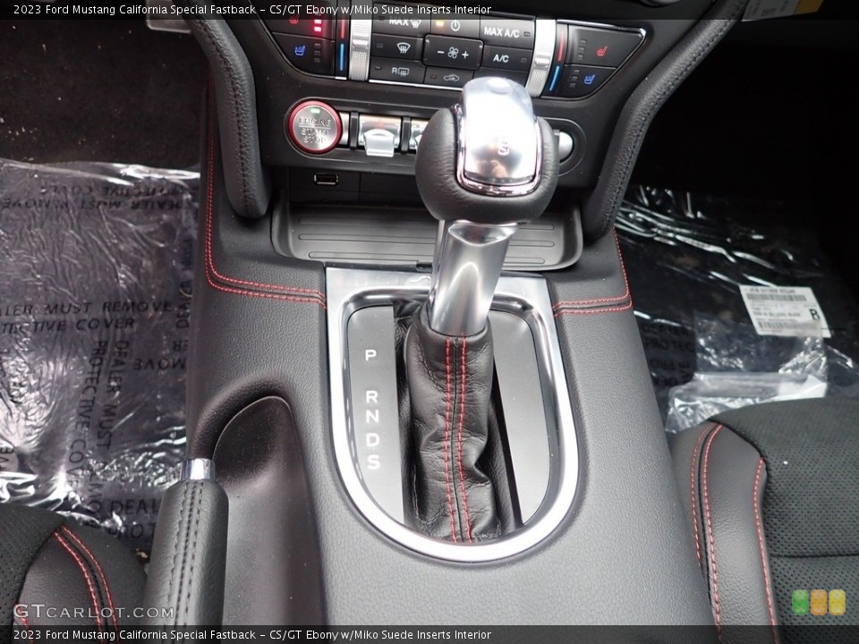 CS/GT Ebony w/Miko Suede Inserts Interior Transmission for the 2023 Ford Mustang California Special Fastback #145823120