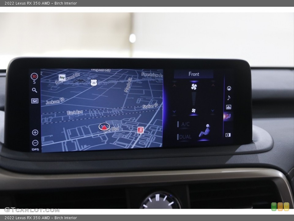 Birch Interior Navigation for the 2022 Lexus RX 350 AWD #145824476
