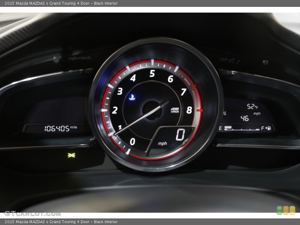 Black Interior Gauges for the 2015 Mazda MAZDA3 s Grand Touring 4 Door #145824929