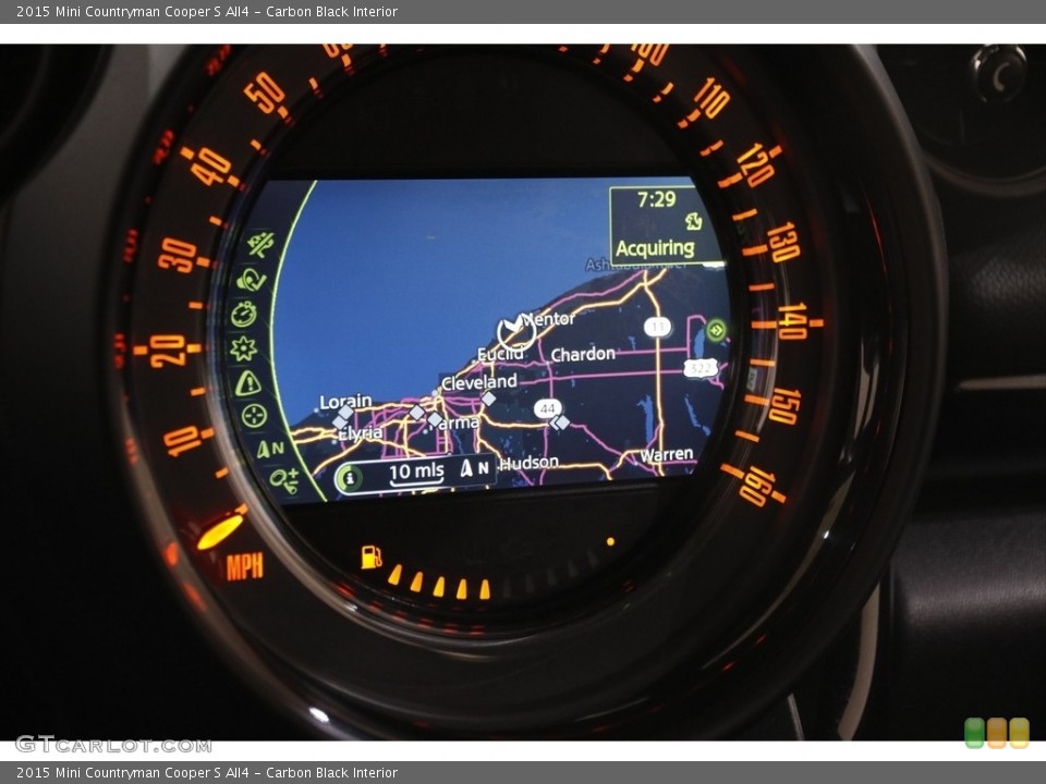 Carbon Black Interior Navigation for the 2015 Mini Countryman Cooper S All4 #145825610