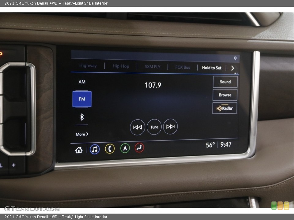 Teak/­Light Shale Interior Audio System for the 2021 GMC Yukon Denali 4WD #145826141
