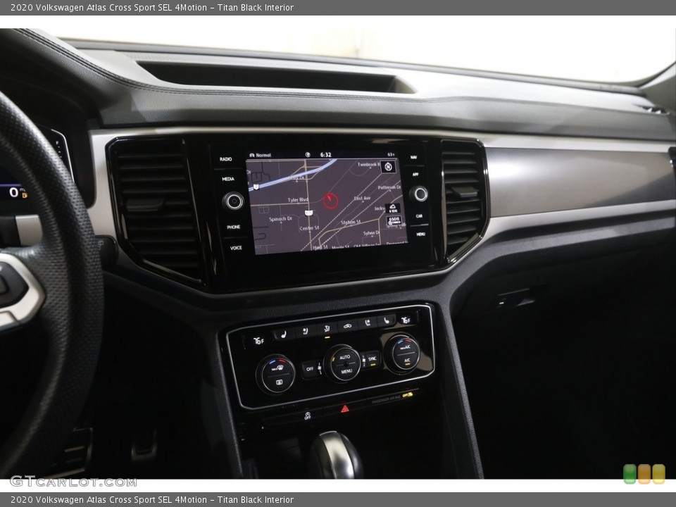Titan Black Interior Controls for the 2020 Volkswagen Atlas Cross Sport SEL 4Motion #145827576