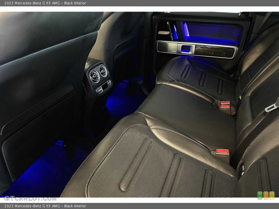 Black Interior Rear Seat for the 2023 Mercedes-Benz G 63 AMG #145827690