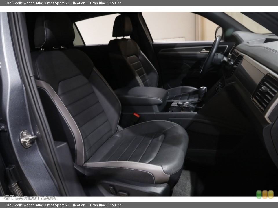 Titan Black 2020 Volkswagen Atlas Cross Sport Interiors