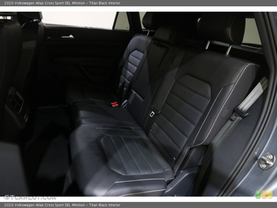 Titan Black Interior Rear Seat for the 2020 Volkswagen Atlas Cross Sport SEL 4Motion #145827762