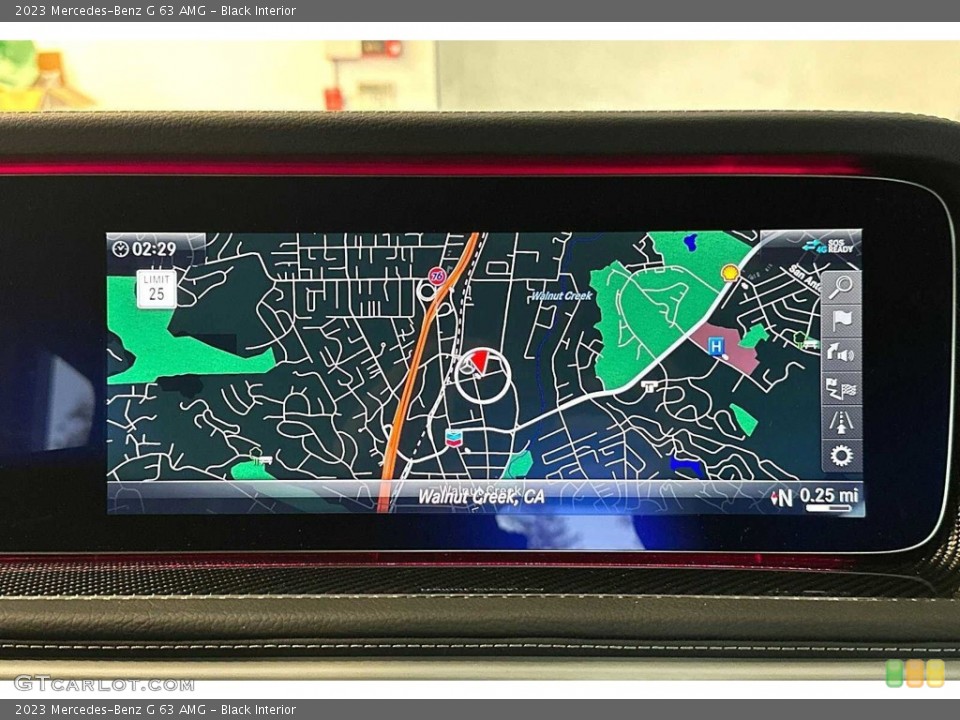 Black Interior Navigation for the 2023 Mercedes-Benz G 63 AMG #145827864