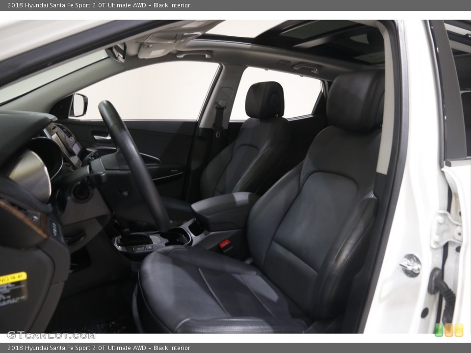 Black Interior Front Seat for the 2018 Hyundai Santa Fe Sport 2.0T Ultimate AWD #145827882