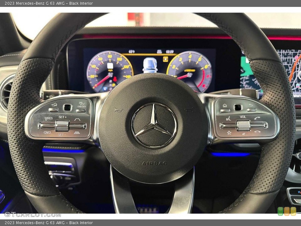 Black Interior Steering Wheel for the 2023 Mercedes-Benz G 63 AMG #145828002