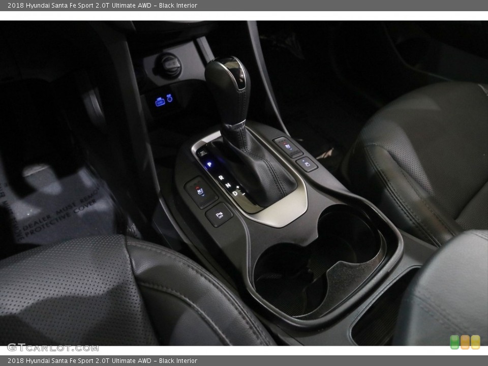 Black Interior Transmission for the 2018 Hyundai Santa Fe Sport 2.0T Ultimate AWD #145828110