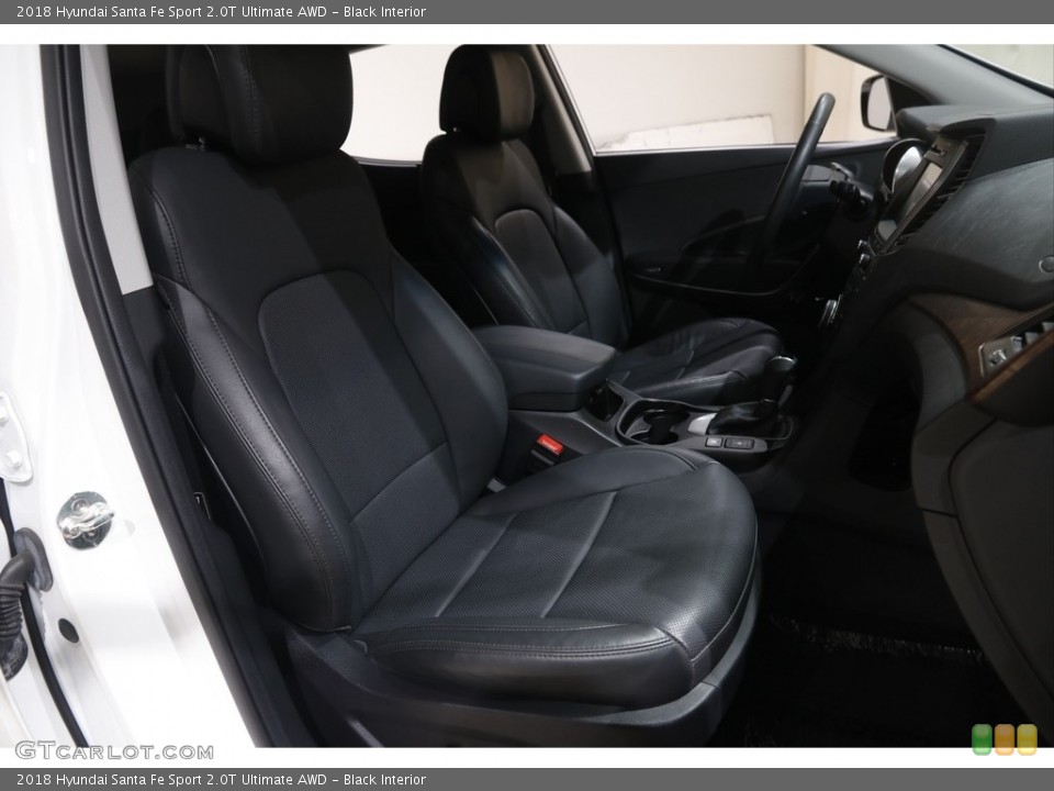 Black 2018 Hyundai Santa Fe Sport Interiors