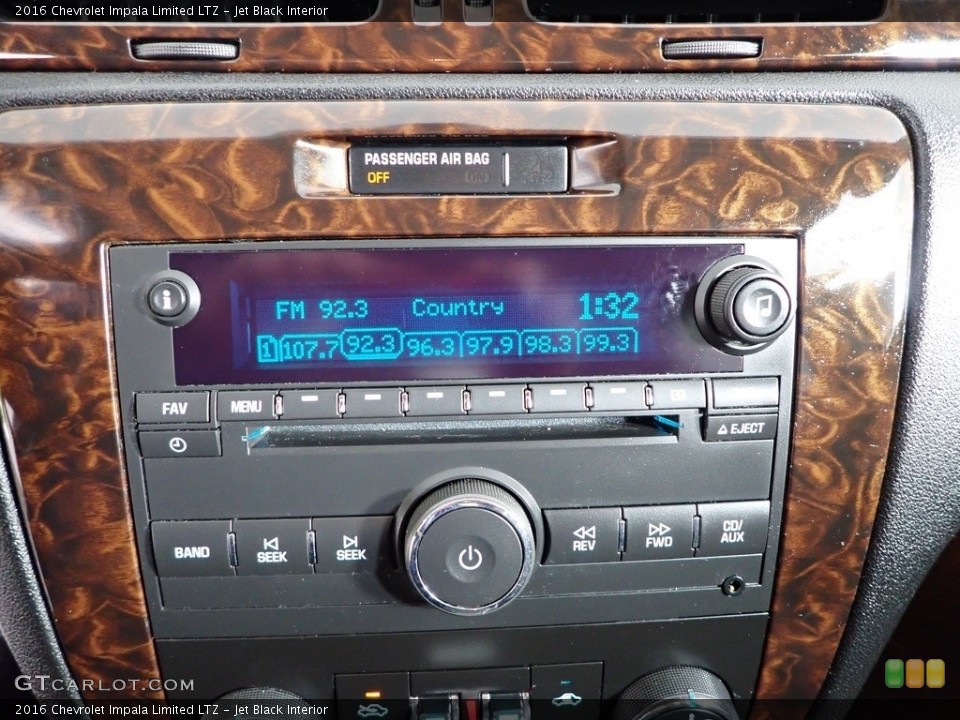 Jet Black Interior Audio System for the 2016 Chevrolet Impala Limited LTZ #145831827