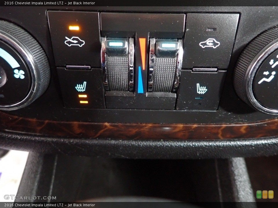 Jet Black Interior Controls for the 2016 Chevrolet Impala Limited LTZ #145831848