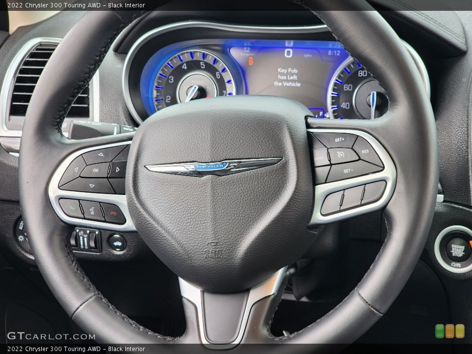 Black Interior Steering Wheel for the 2022 Chrysler 300 Touring AWD #145832421