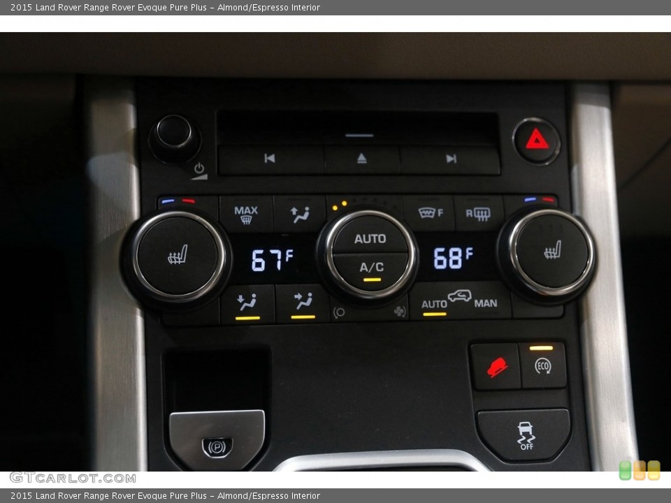 Almond/Espresso Interior Controls for the 2015 Land Rover Range Rover Evoque Pure Plus #145834152