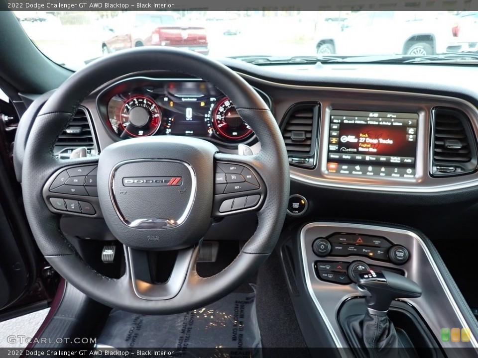 Black Interior Dashboard for the 2022 Dodge Challenger GT AWD Blacktop #145834584